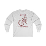 T shirt Manche Longue <br> Life is Better on Bike
