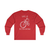 T shirt Manche Longue <br> Life is Better on Bike
