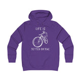 Hoodie Femme <br> Life Is Better On Bike