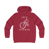 Hoodie Femme <br> Life Is Better On Bike