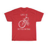 T shirt Homme classique <br> Life is Better on Bike