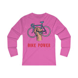 T Shirt Manche Longue Slim Bike Power